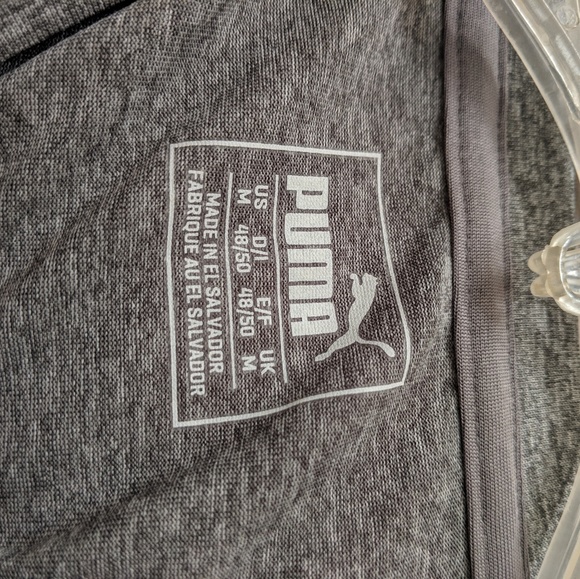 Puma Gray Poly Tech Tee - Picture 3 of 3